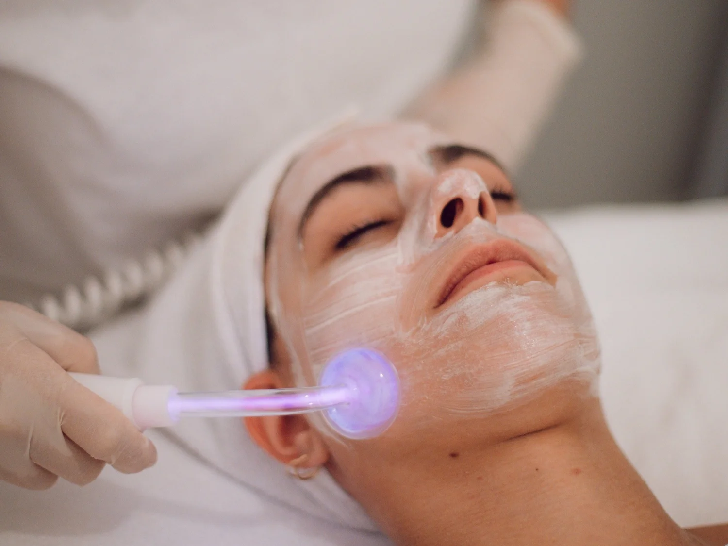 A glow facial at Liveo